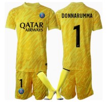 Paris Saint-Germain Gianluigi Donnarumma #1 Bramkarskie Koszulka Trzecia dzieci 2024-25 Krótki Rękaw (+ krótkie spodenki)